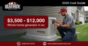 Generator Cost in West Virginia