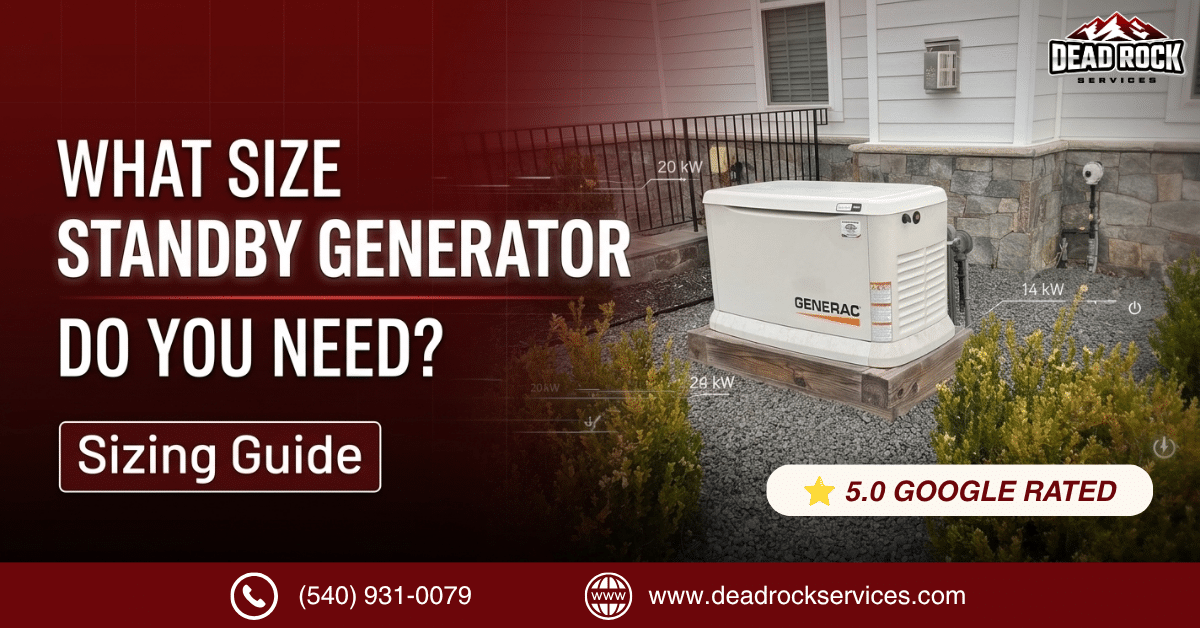 What Size Standby Generator Do You Need? A Homeowner's Sizing Guide