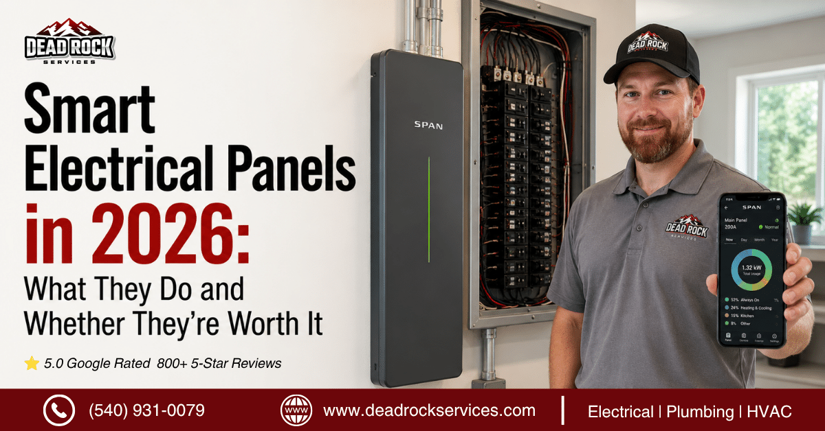 Smart electrical panel with circuit-level monitoring installed in a modern home