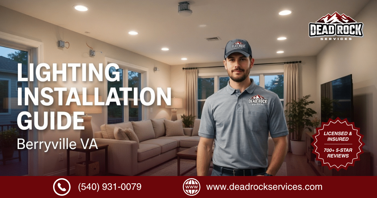 Residential Lighting Installation Guide for Berryville VA Homeowners
