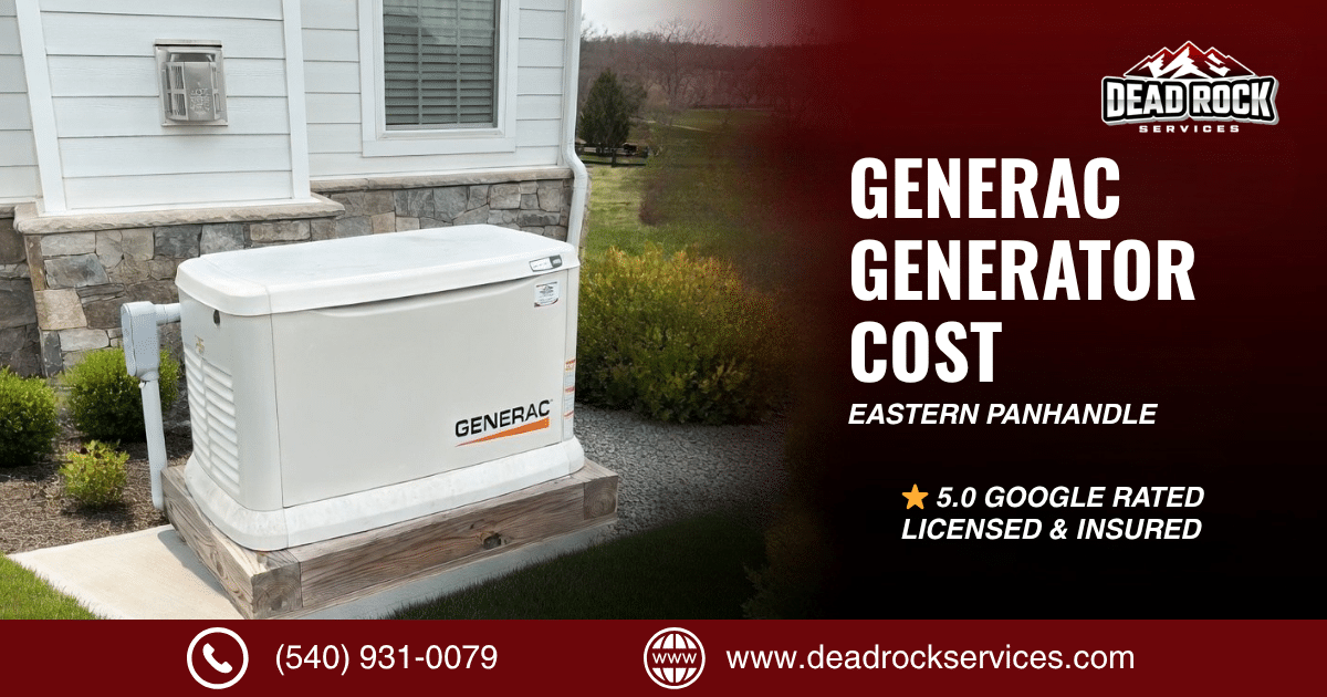 How Much Does a Generac Generator Cost in the Eastern Panhandle?