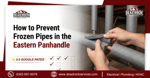 Insulated water pipes in a crawlspace to prevent frozen pipes during winter